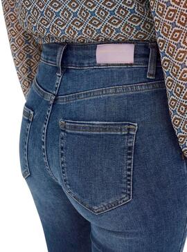 Pantaloni in denim a zampa mid Only Blush per donna