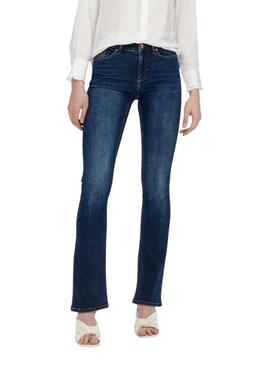 Pantaloni in denim a zampa Only Blush per donna