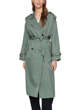 Trench Vila Viaddison verde per donna