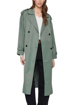 Trench Vila Viaddison verde per donna