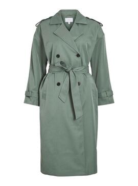 Trench Vila Viaddison verde per donna