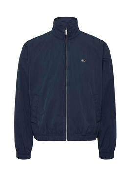 Giacca Tommy Jeans Essential blu navy per uomo