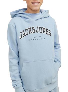 Felpa Jack and Jones Caleb blu per bambino