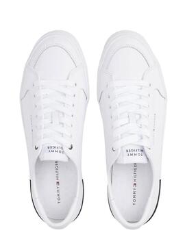 Scarpe da ginnastica Tommy Hilfiger Core Corporate bianche per uomo.