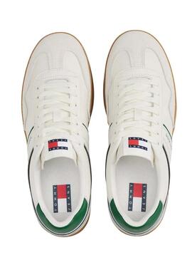 Scarpe Tommy Jeans The Greenwich in pelle bianca per uomo