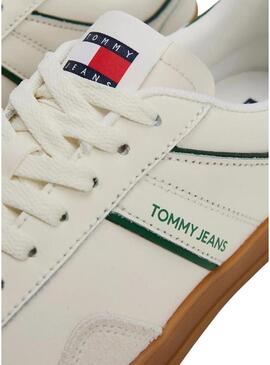 Scarpe Tommy Jeans The Greenwich in pelle bianca per uomo