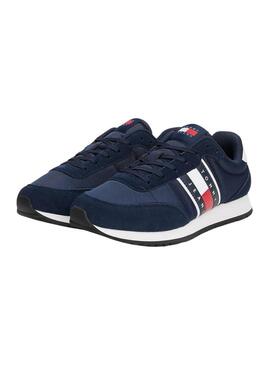 Scarpe casual Tommy Jeans blu scuro da uomo