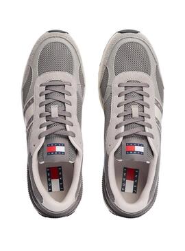 Scarpe Tommy Jeans Technical grigie per uomo.