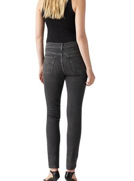 Pantaloni in denim neri Levis 311 per donna