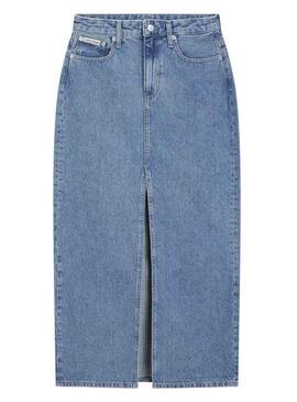 Gonna Calvin Klein Jeans Maxi in denim per donna