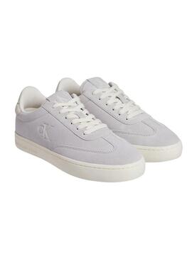 Sneakers Calvin Klein Jeans Classic Cupsole grigie per uomo.