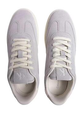 Sneakers Calvin Klein Jeans Classic Cupsole grigie per uomo.