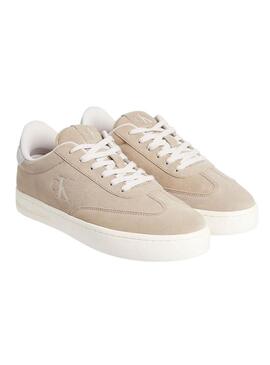 Scarpe da ginnastica Calvin Klein Jeans Classic Cupsole beige per uomo