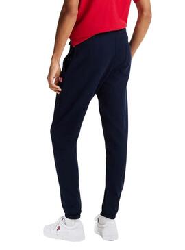 Pantaloni Tommy Jeans Entry blu navy per uomo