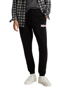 Pantaloni Tommy Jeans Entry neri per uomo