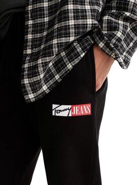 Pantaloni Tommy Jeans Entry neri per uomo