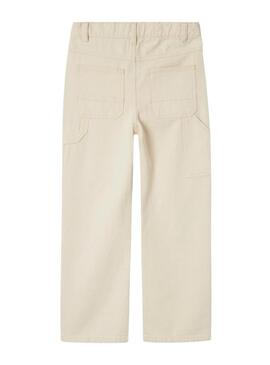 Pantaloni di jeans Name It Ryan beige per bambino