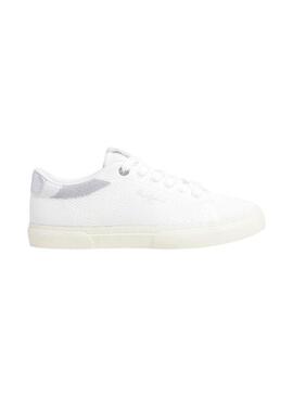 Sneakers Pepe Jeans Kenton Knit bianche per donna