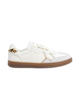 Sneakers Pepe Jeans Ball Fun bianche per donna