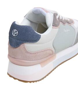 Sneakers Pepe Jeans Rusper Class turchese per donna