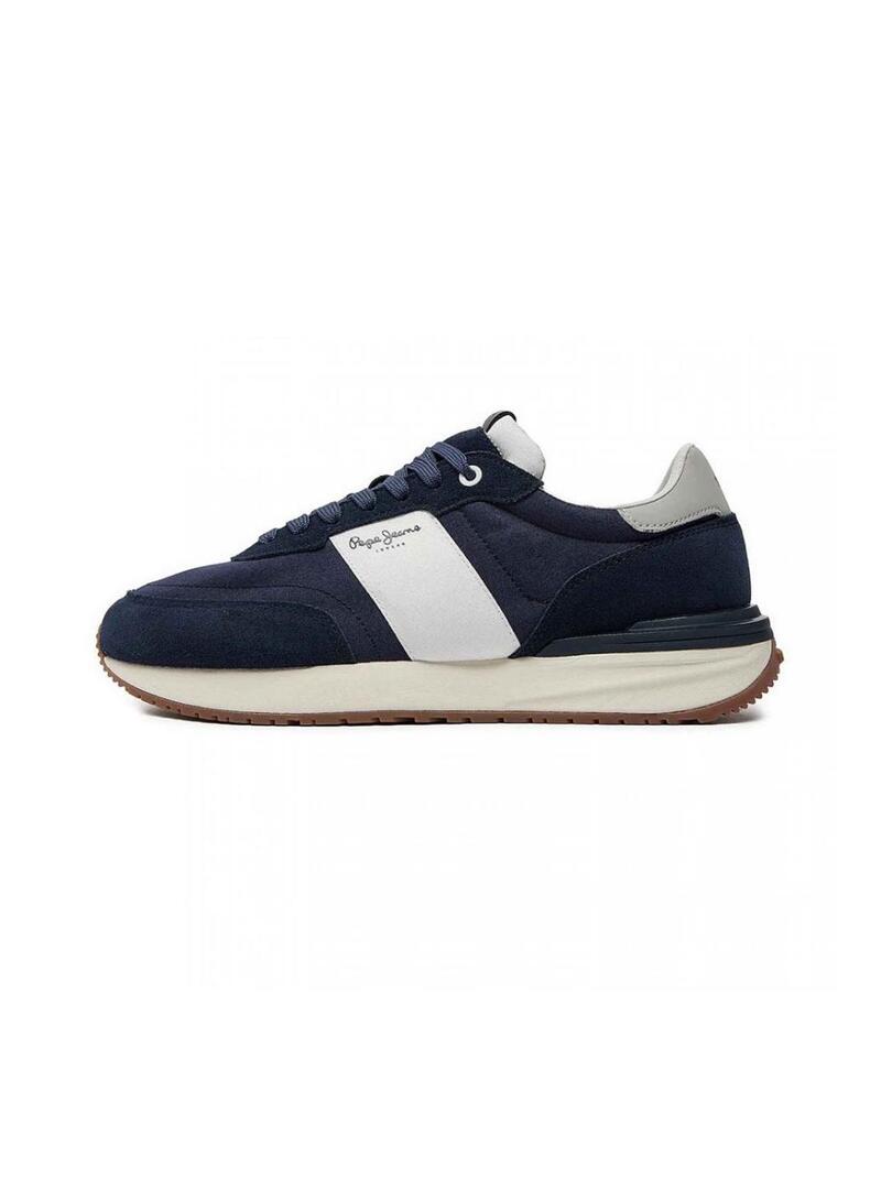 Sneakers Pepe Jeans Buster blu per uomo