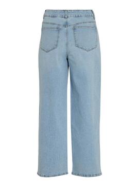 Pantaloni in denim chiaro Vila Viemma per donna