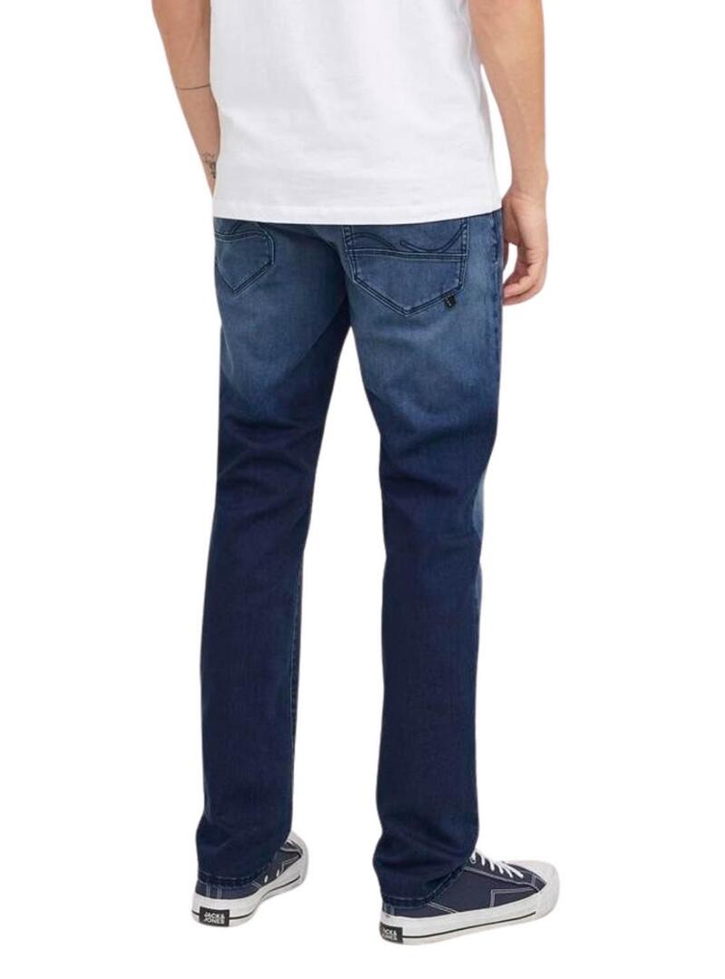 Pantaloni in denim scuro Jack and Jones Mike per uomo.