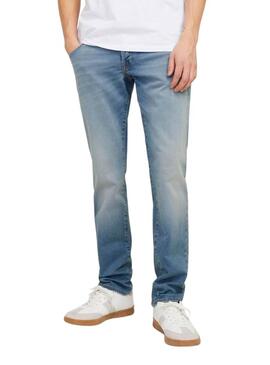 Pantaloni in denim Jack and Jones Mike di media lunghezza per uomo.