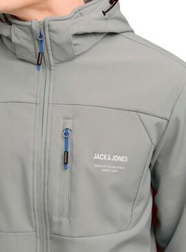 Giacca da caccia Jack and Jones Theo grigia per uomo