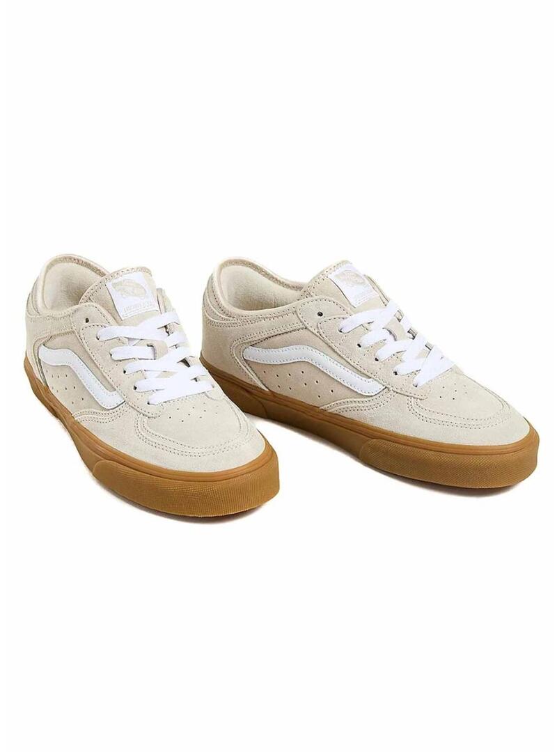 Scarpe da ginnastica Vans Rowley beige per uomo