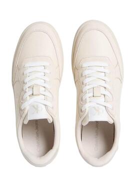 Sneakers Calvin Klein Classic Cupsole beige per uomo