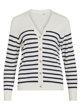 Cardigan a righe Vila Wennie per donna