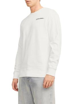 Felpa Jack and Jones Hawaii beige per uomo