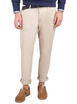 Pantaloni El Ganso cinese beige per uomo