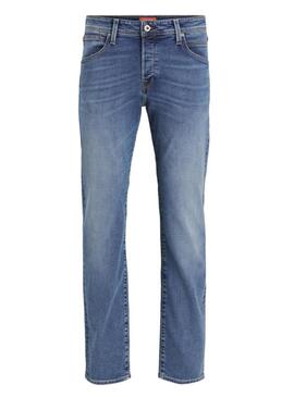 Pantaloni in jeans Jack and Jones Mike blu per uomo.