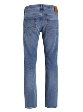 Pantaloni in jeans Jack and Jones Mike blu per uomo.