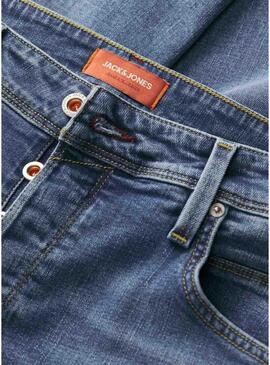 Pantaloni in jeans Jack and Jones Mike blu per uomo.