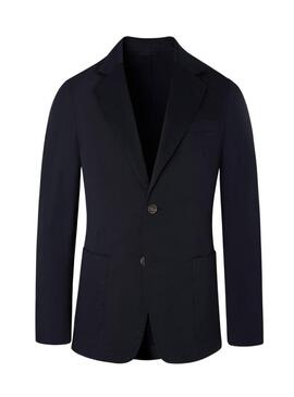 Blazer casual blu navy Silbon per uomo.