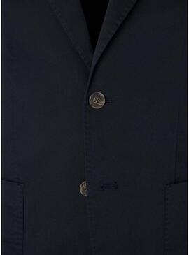 Blazer casual blu navy Silbon per uomo.