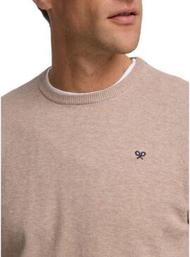 Maglione Silbon basic beige per uomo