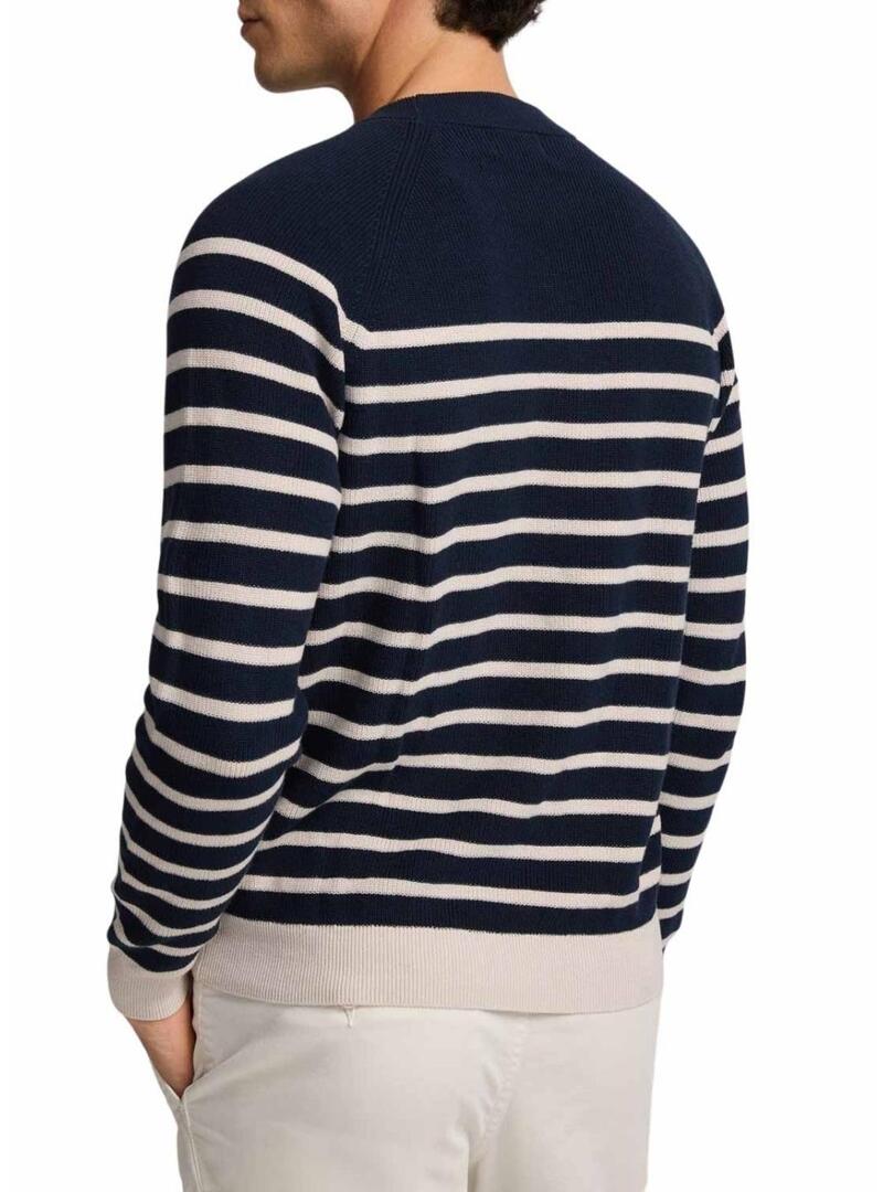 Maglia Silbon blu navy nautica per uomo