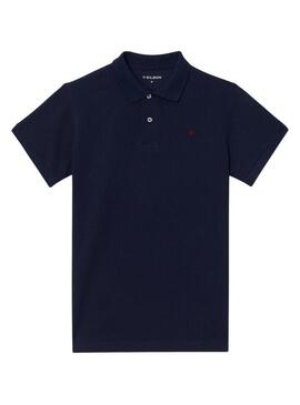 Polo Silbon basico blu navy per uomo