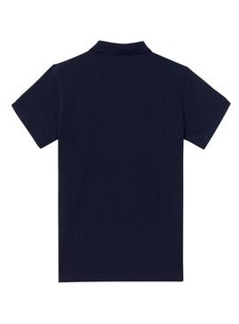 Polo Silbon basico blu navy per uomo