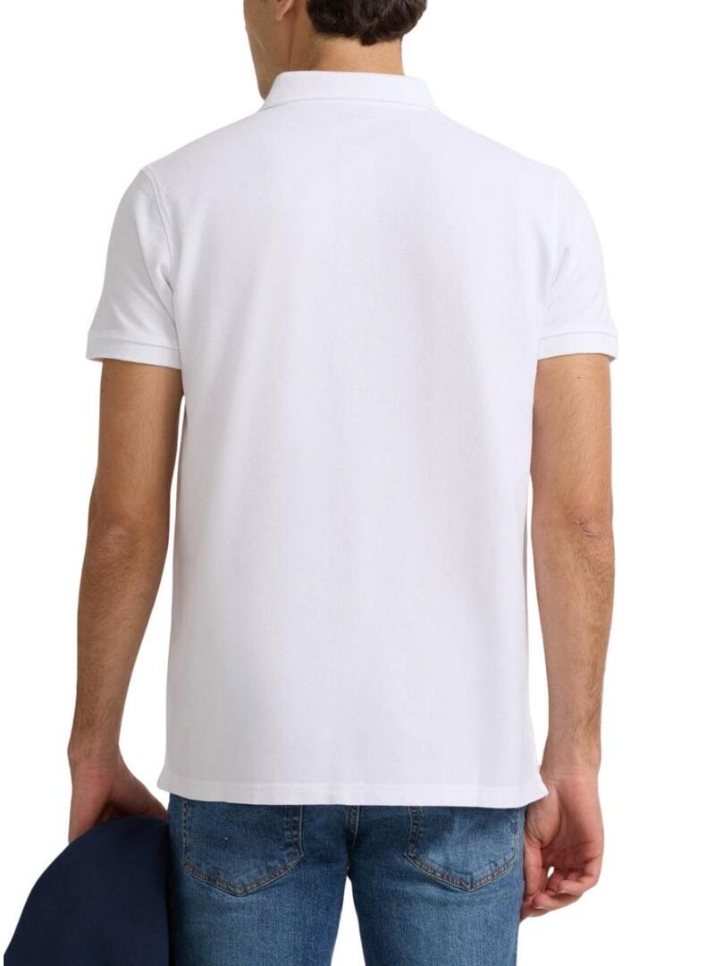 Polo Silbon basic bianco per uomo.