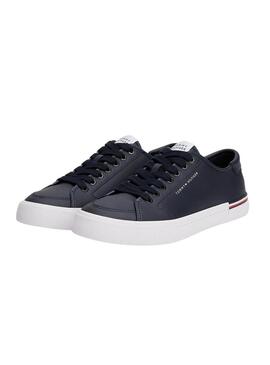 Scarpe Tommy Hilfiger Core Corporate blu marino per uomo