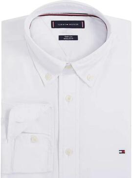 Camicia Tommy Hilfiger Core Flex bianca per uomo