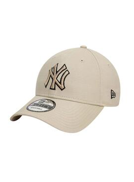 Cappello New Era Outline beige per uomo e donna