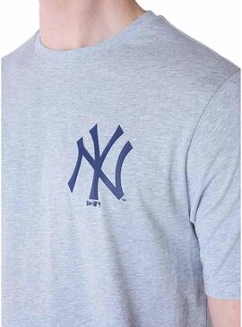 Maglietta New Era Yankees grigia per uomo