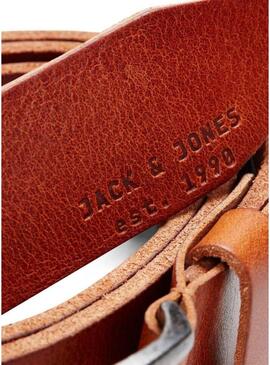 Cintura Jack and Jones Paul marrone per uomo.