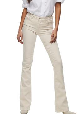 Pantaloni di jeans Only Blush beige per donna